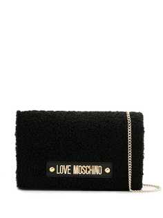 Love Moschino сумка через плечо из шерпы