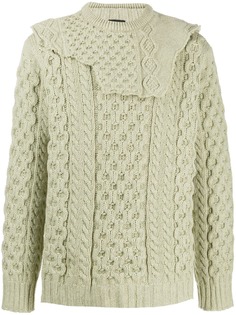 Raf Simons cable knit sweater