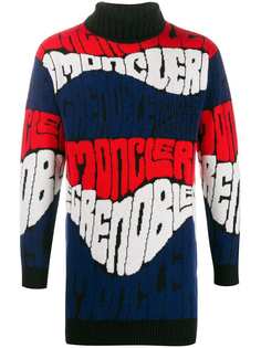 Moncler Grenoble all-over logo print sweater