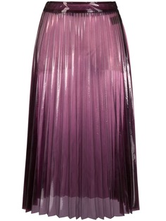 Ssheena sheer pleated skirt