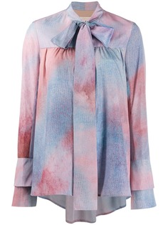 Ssheena tie-dye blouse