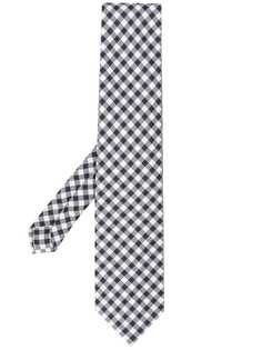 Etro gingham print tie