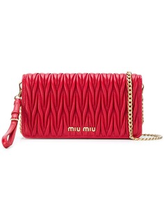 Miu Miu стеганая сумка на плечо