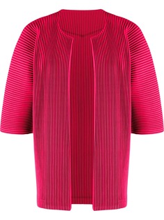 Homme Plissé Issey Miyake open front pleated cardigan