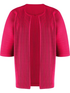 Homme Plissé Issey Miyake open front pleated cardigan