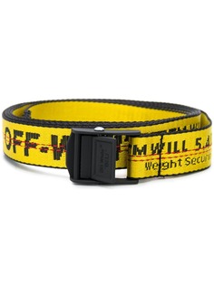 Off-White Industrial logo print belt