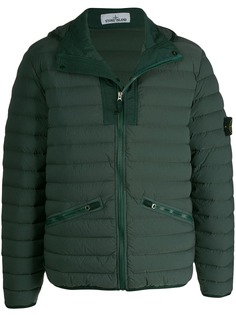 Stone Island compass badge padded jacket