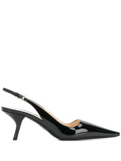 Prada pointed slingback pumps