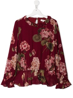 Twin-Set TEEN floral print blouse