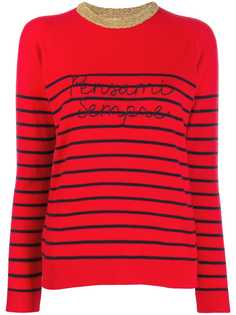 Giada Benincasa striped pensami sempre jumper