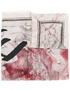 Faliero Sarti map print scarf