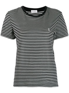 Saint Laurent футболка в полоску