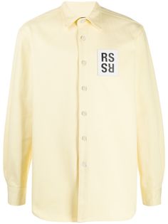 Raf Simons logo patch shirt