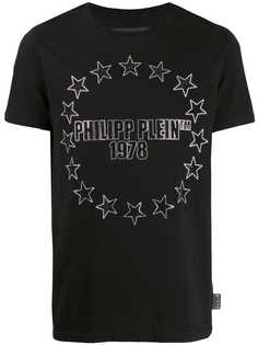 Philipp Plein футболка с логотипом из страз