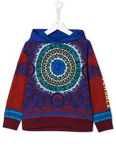 Young Versace mandala print hoodie