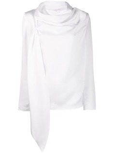 Gianluca Capannolo draped long sleeved top