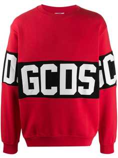 Gcds logo print sweatshirt