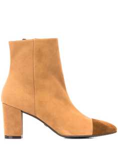 Stuart Weitzman two-tone ankle boots
