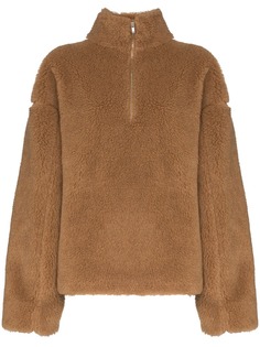 Jil Sander shearling sweatshirt