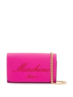 Moschino кошелек Moschino Milano с ремнем-цепочкой