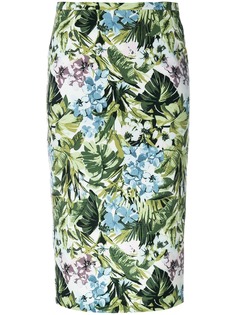 Pinko floral print pencil skirt