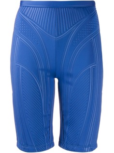 Mugler fitted bike shorts