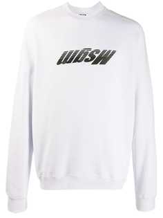 MSGM logo print sweatshirt