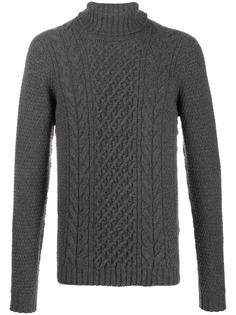 Drumohr knitted roll neck jumper