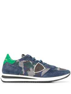 Philippe Model camo print lace up sneakers