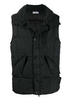 Stone Island zipped padded gilet