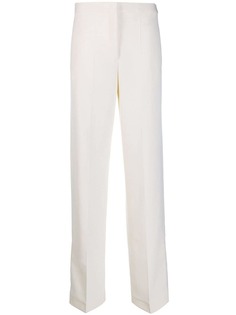 Jil Sander строгие брюки широкого кроя