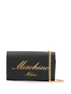 Moschino кошелек Moschino Milano с ремнем-цепочкой