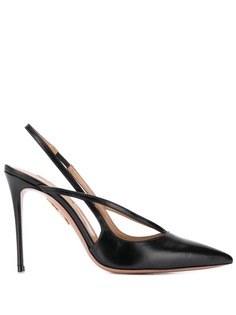 Aquazzura туфли Soul с ремешком на пятке