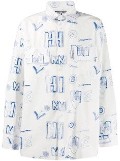 Jacquemus Felix scribble print shirt
