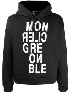 Moncler Grenoble logo hooded sweatshirt