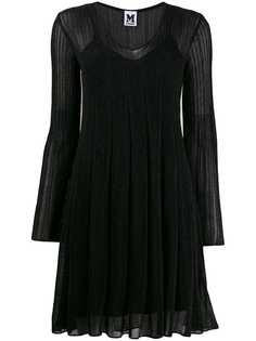 M Missoni long sleeve ribbed dress