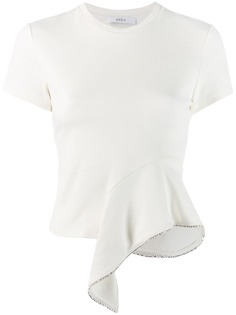 AREA asymmetric hem t-shirt
