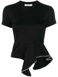 AREA asymmetric dimanté t-shirt