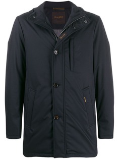 Moorer hooded long sleeved jacket