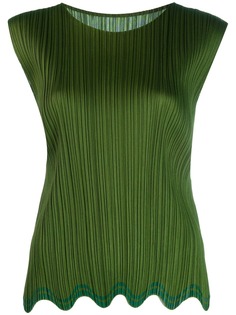 Pleats Please By Issey Miyake sleeveless pleated vest