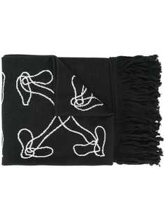 Off-White scribble Arrows scarf
