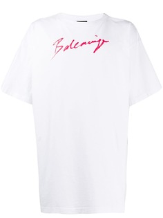 Balenciaga футболка оверсайз с логотипом