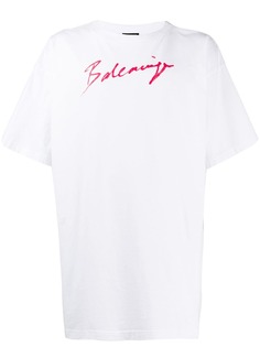 Balenciaga футболка оверсайз с логотипом