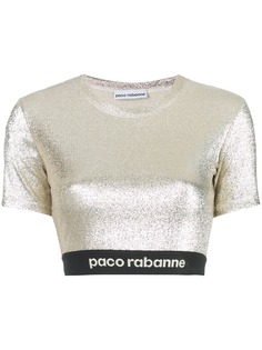 Paco Rabanne stretch lurex top