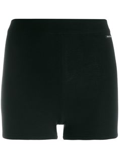 Miu Miu knitted logo shorts