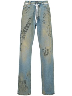 Off-White extreme bleach jeans