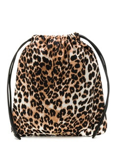 Miu Miu leopard print makeup bag