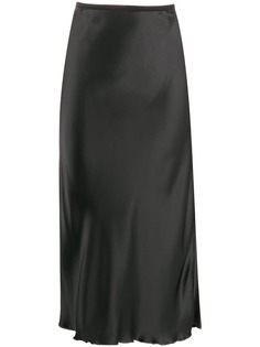 Helmut Lang satin slip skirt