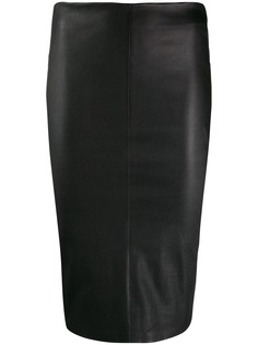 Arma leather pencil skirt