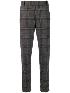 Kiltie check print trousers